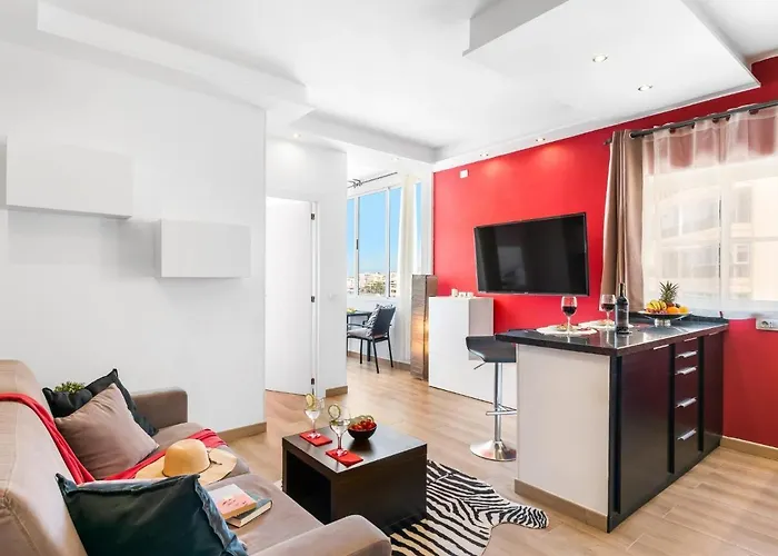 Rosamar 313 Luxury Vista Al Mar Wifi * 洛斯克里斯蒂亚诺斯
